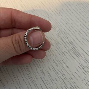 Michael Dawkins sterling silver serpent ring size 9